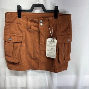 Mancreda Mini Skirt Rust NWT‎